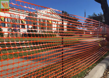 Fabrication en plastique provisoire de construction de sécurité/barrière orange de construction