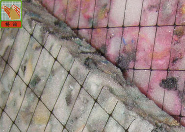 Coussin de tapis en plastique prenant le trou au filet résistant 15mmx ouvert 25mm de rouille de matériaux de pp